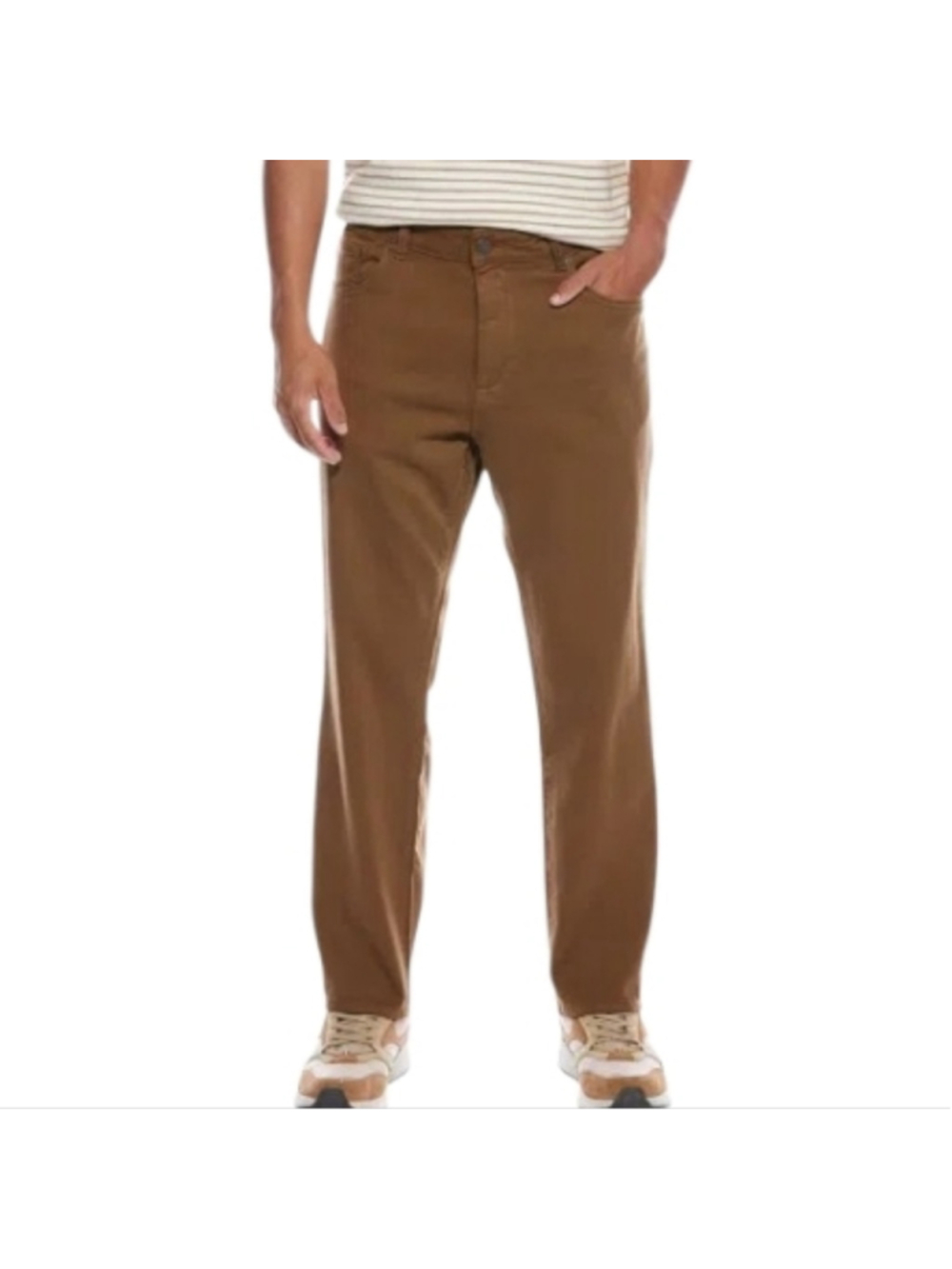 DL1961 Russell Woodstock Slim Straight Jean In Brown Men's 32